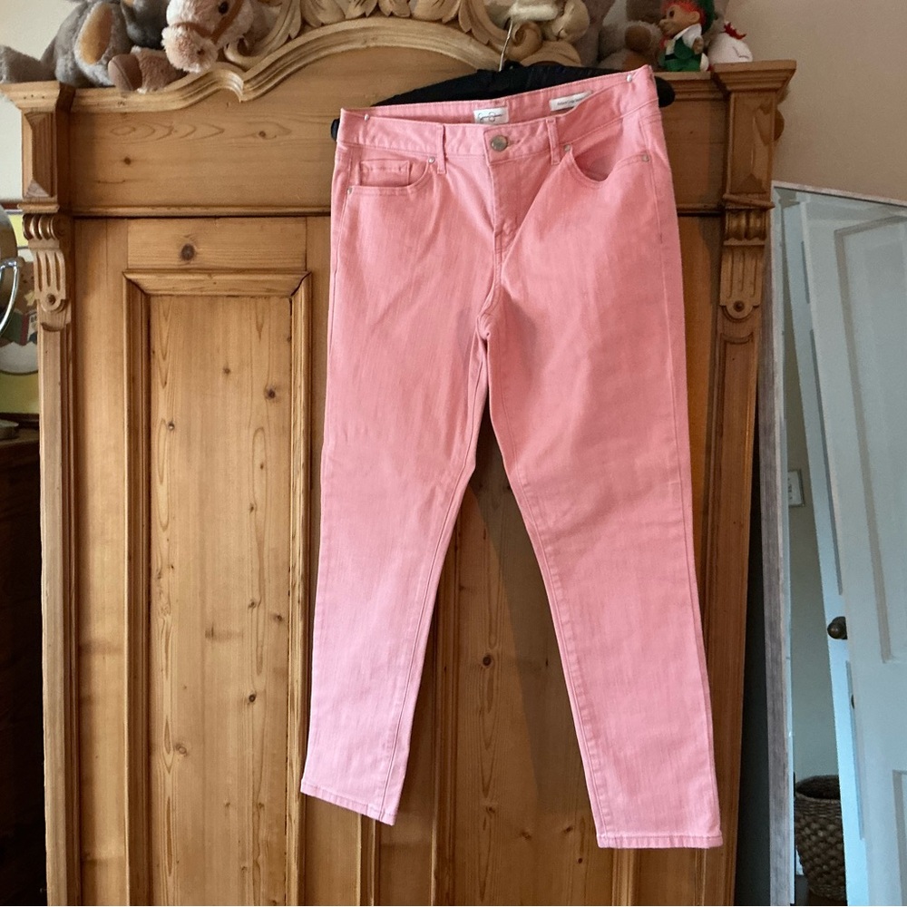 Pink Women's Jeans from Jessica Simpson- SKinny jeans, roll-up style